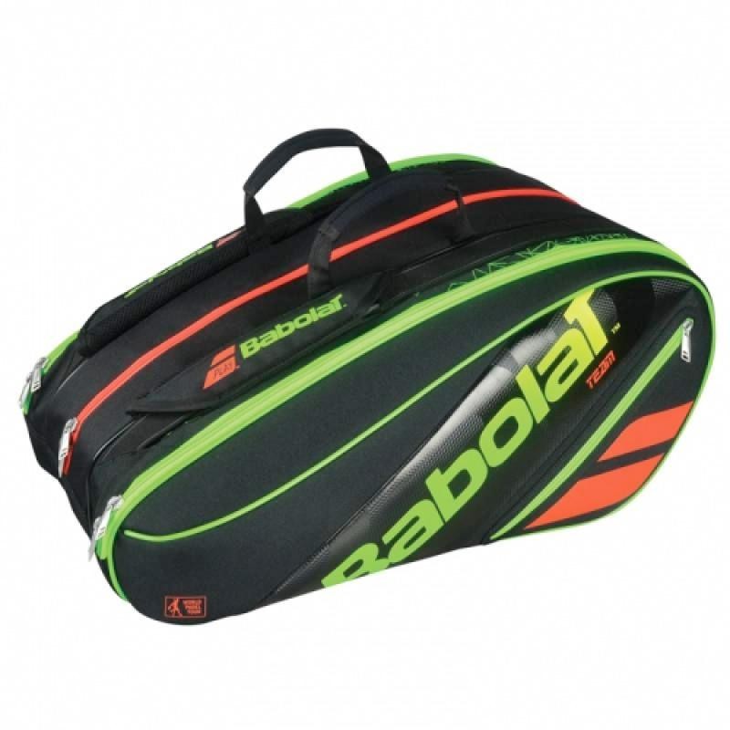 Paletero Babolat RH Team Padel Negro Verde 2019 Paletero Babolat RH Team Padel Negro Verde 2019