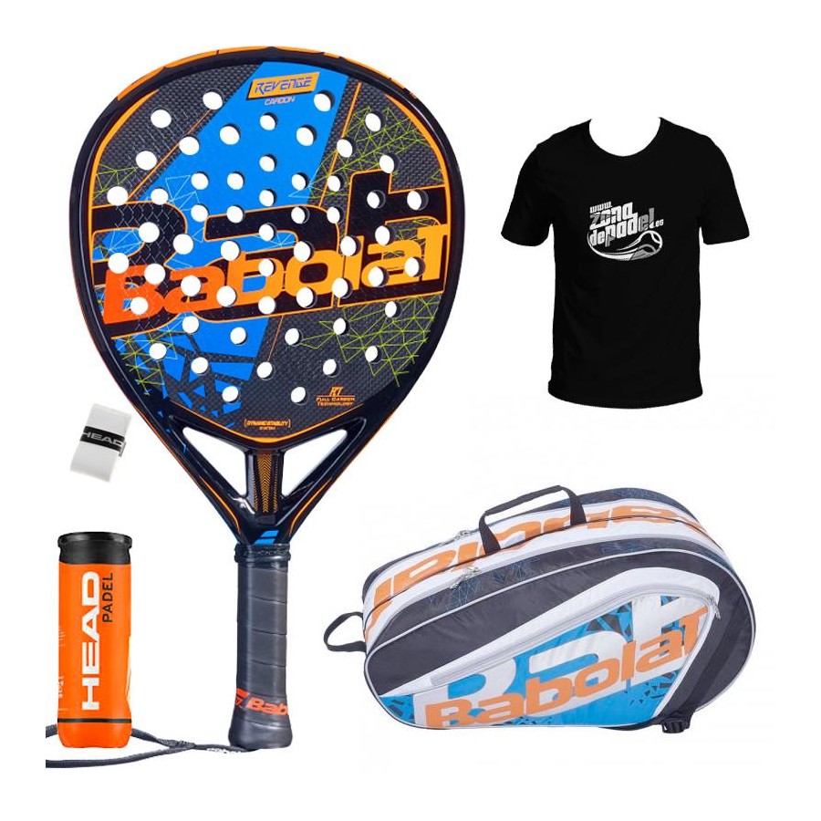 Pack Babolat Revenge Carbon + Paletero 2019