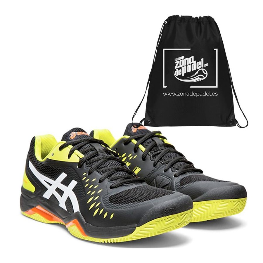 Zapatillas Asics Gel Challenger 12 Clay Black Sour Yuzu 2019