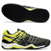 Zapatillas ASICS Gel Resolution 7 Clay Black Sour Yuzu 2019