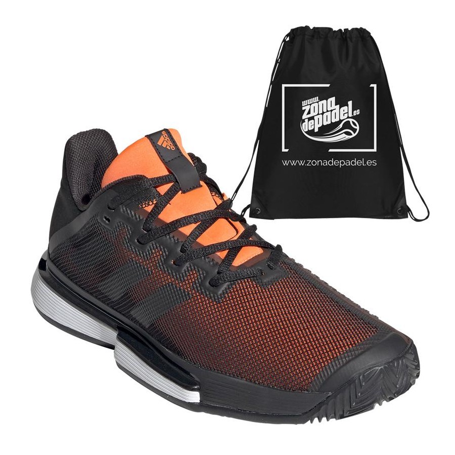 Zapatillas Adidas Sole Match Bounce Clay Black Orange 2019