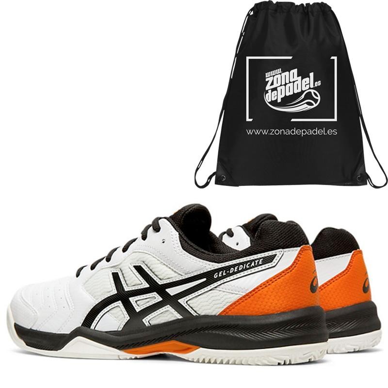 Zapatillas Asics Gel Dedicate 6 Clay White Black 2019