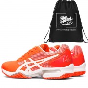 Zapatillas Gel Lima Padel 2 Flash Coral White 2019