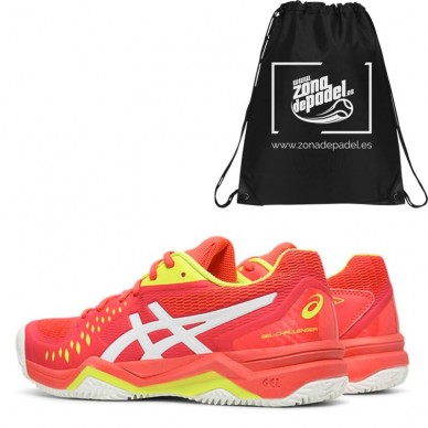 Zapatillas Gel Challenger 12 Clay Laser Pink White 2019