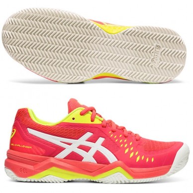 Zapatillas Gel Challenger 12 Clay Laser Pink White 2019