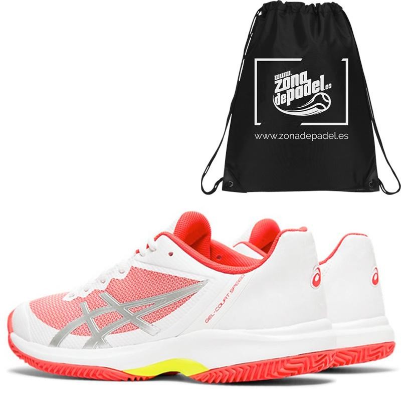 Zapatillas Asics Gel Court Speed Clay White Laser Pink 2019 Zapatillas Asics Gel Court Speed Clay White Laser Pink 2019