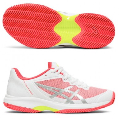 Zapatillas Asics Gel Court Speed Clay White Laser Pink 2019