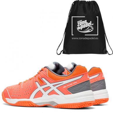 Zapatillas Asics Gel Padel Pro 3 SG Flash Coral White 2019