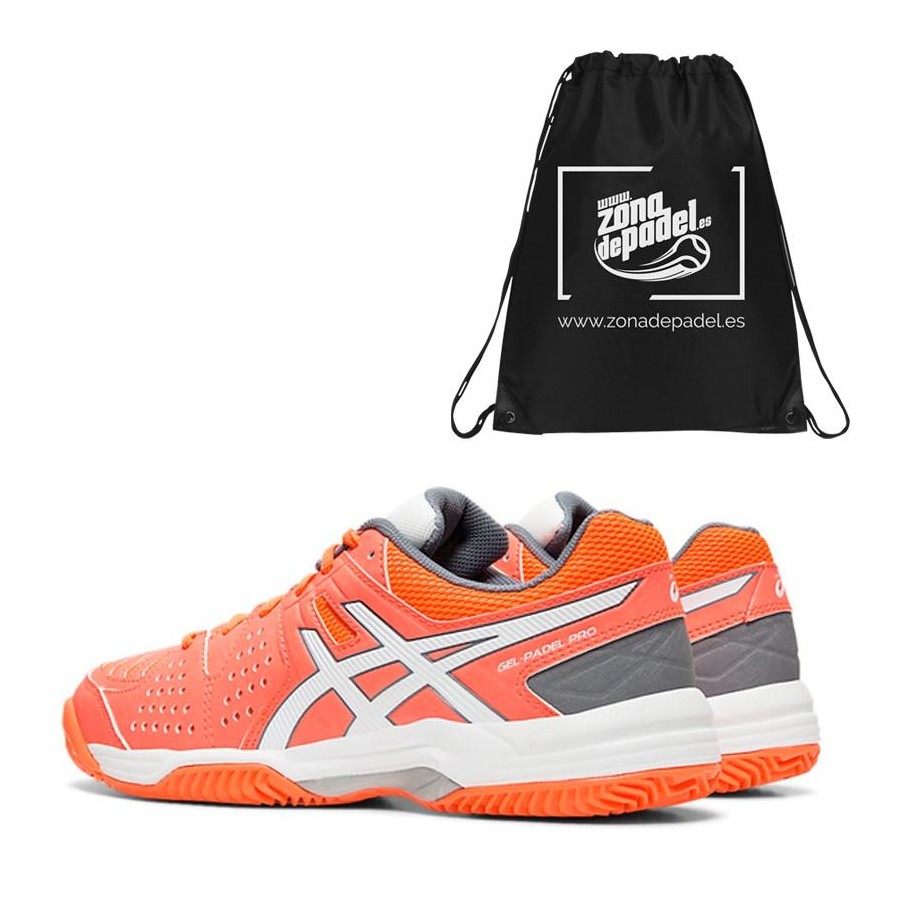 Zapatillas Asics Gel Padel Pro 3 SG Flash Coral White 2019