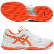 Zapatillas Asics Gel Padel Pro 3 SG White Flash Coral 2019