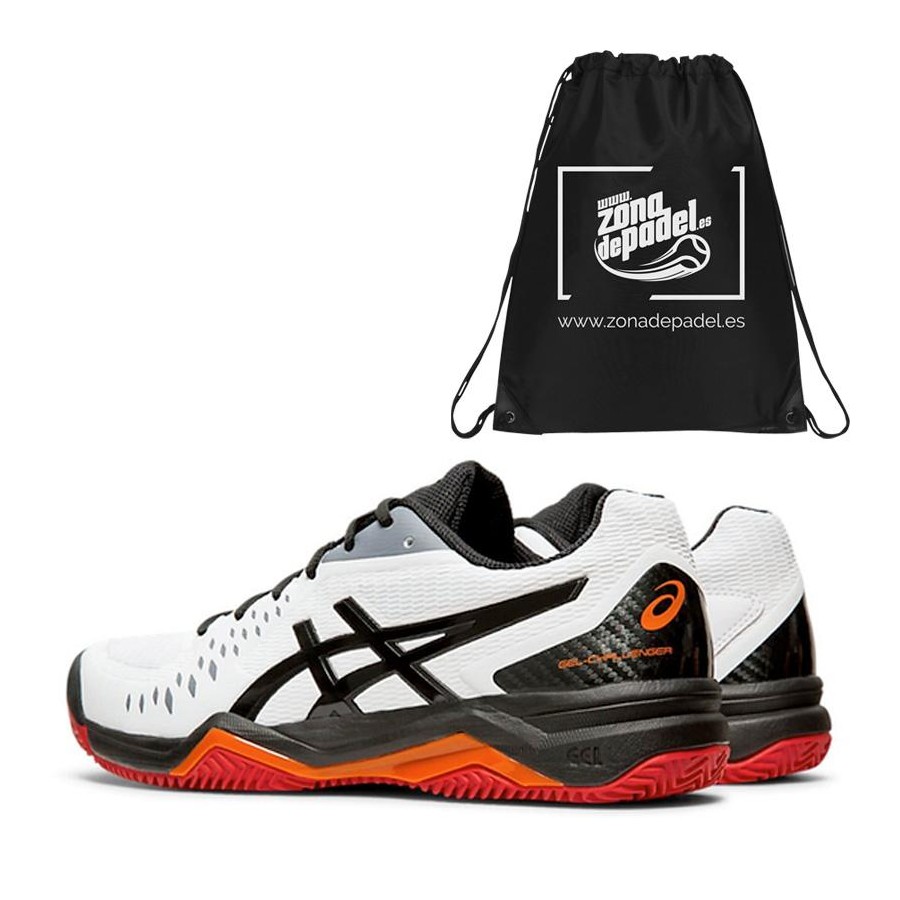 Zapatillas Asics Gel Challenger 12 Clay White Black 2019