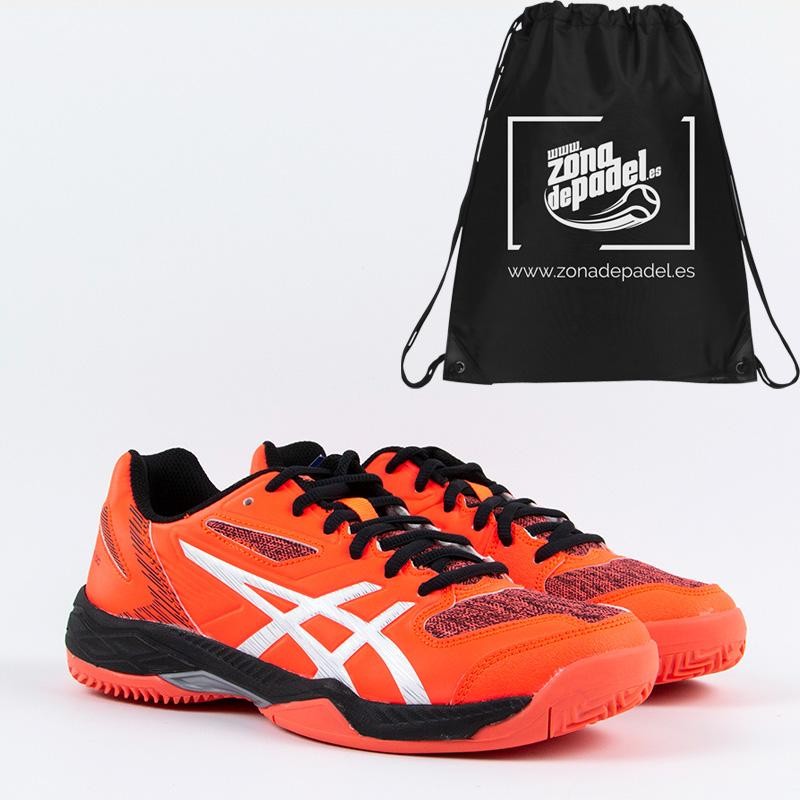 Zapatillas Asics Gel Padel Exclusive 5 SG Flash Coral White 2019