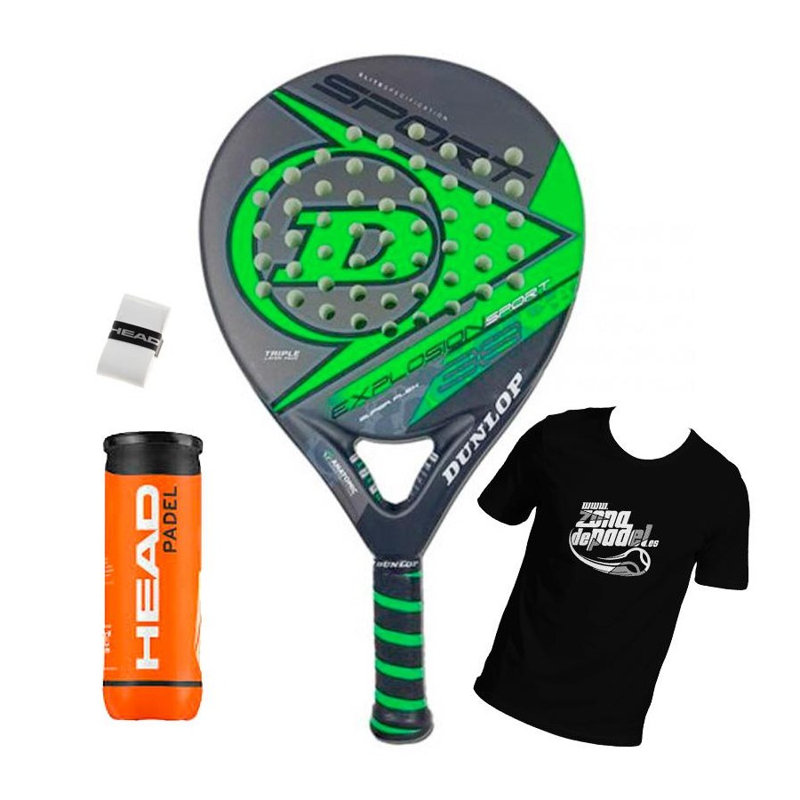 Pala Dunlop Explosion Sport Fluor Green 2019