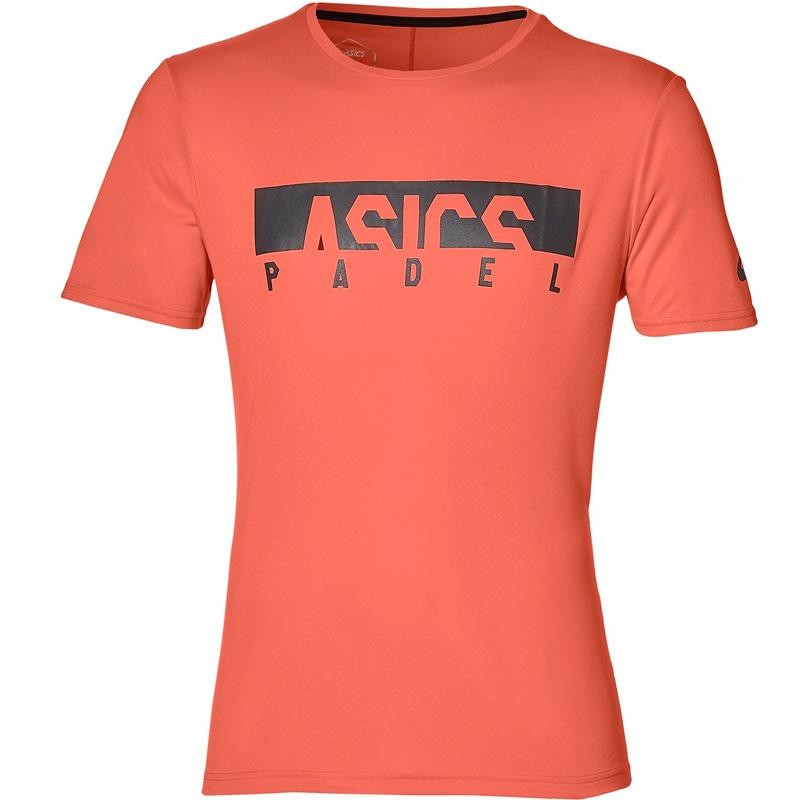Camiseta Asics Padel M GPX SS Tops Flash Coral Camiseta Asics Padel M GPX SS Tops Flash Coral