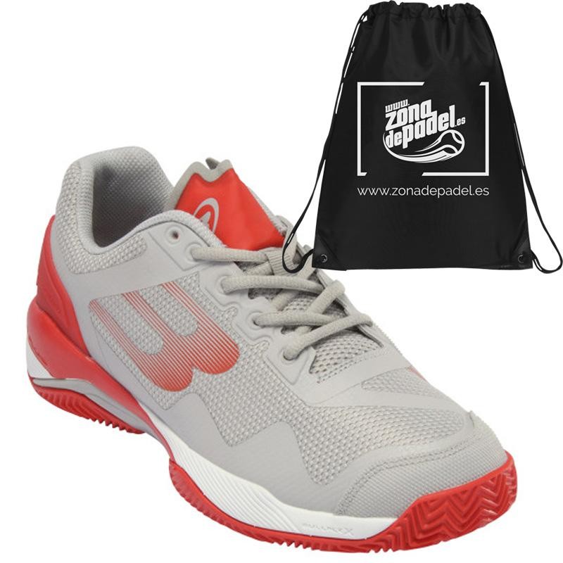 Zapatillas Bullpadel Hack Gris Claro 2019