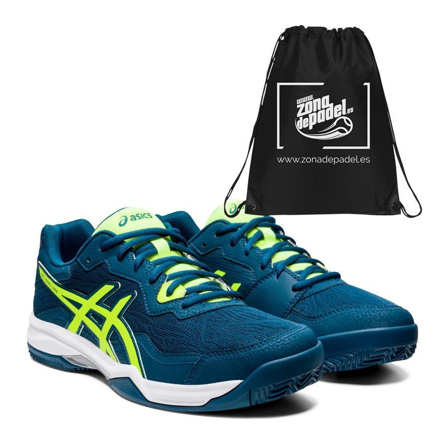 Asics Gel Padel Pro 4 SG Mako Blue Safety Yellow 2020