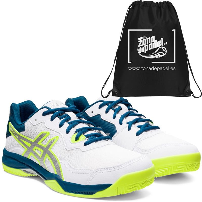 Asics Gel Padel Pro 4 SG White Pure Silver 2020 Asics Gel Padel Pro 4 SG White Pure Silver 2020