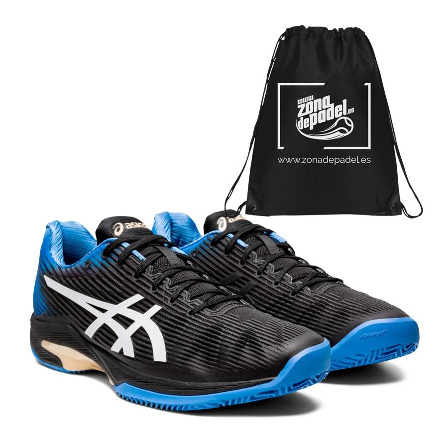 Asics Solution Speed FF Clay Black Blue Coast 2020