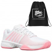 Zapatillas Kswiss Express Light 2 HB White Neon Pink 2020