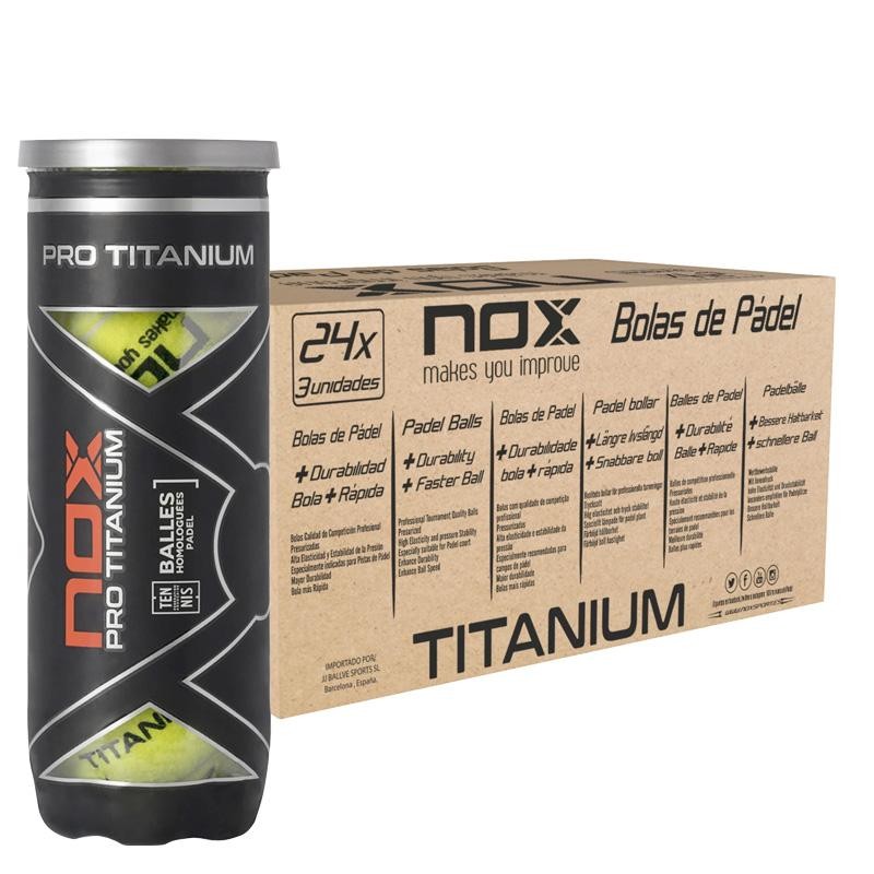 Cajón Pelotas Nox Pro Titanium 24 x 3 Cajón Pelotas Nox Pro Titanium 24 x 3