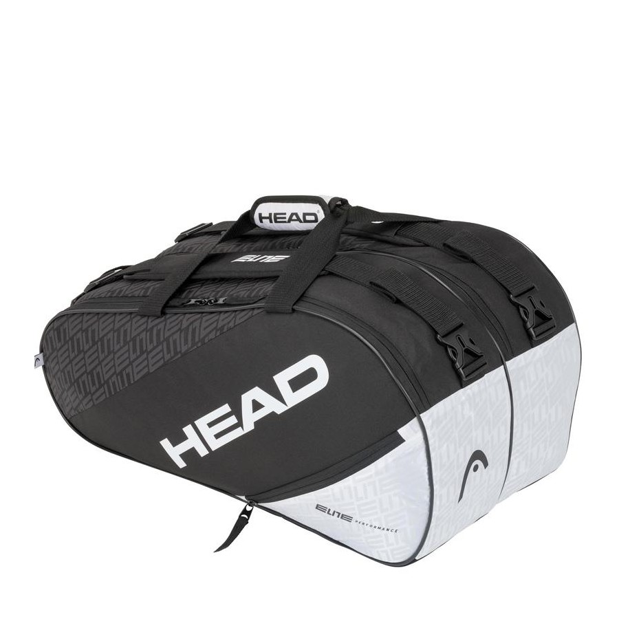 Paletero Head Elite Padel Supercombi Black White 2020