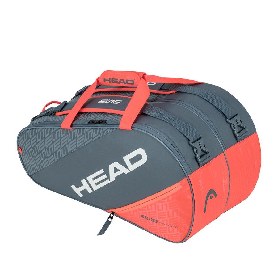 Paletero Head Elite Padel Supercombi Grey Orange 2020