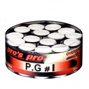 Overgrips Pros Pro P.G.1 30 Unidades Microperforados Blancos