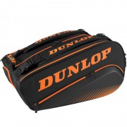 Paletero Dunlop Termo Elite Negro y Naranja 2020
