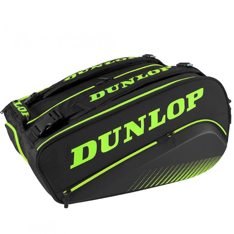 Paletero Dunlop Termo Elite Negro y Verde 2020 Paletero Dunlop Termo Elite Negro y Verde 2020