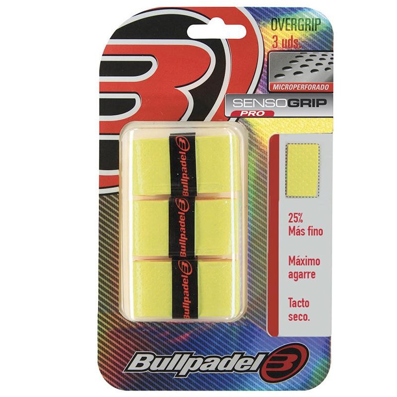 Overgrips Bullpadel Microperforados GB1705 Amarillo Flúor Overgrips Bullpadel Microperforados GB1705 Amarillo Flúor