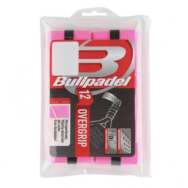 Overgrips Bullpadel GB1601 Perforados Pack 12 Rosas