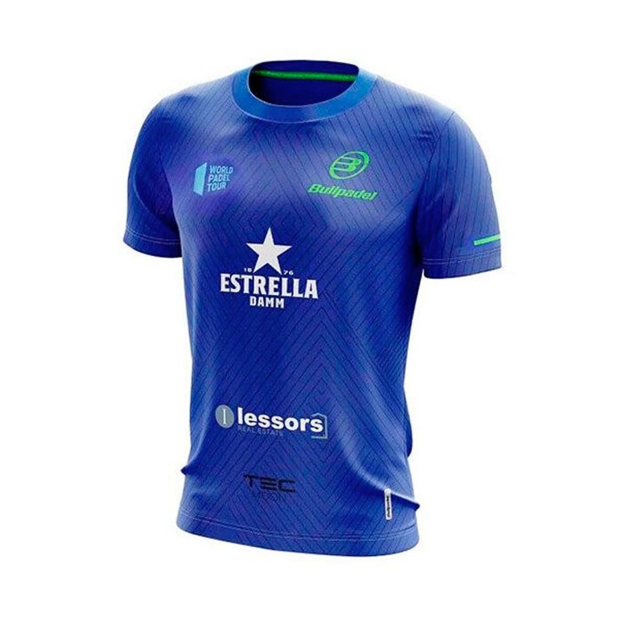 Camiseta Bullpadel Tanos Azul Real 2020