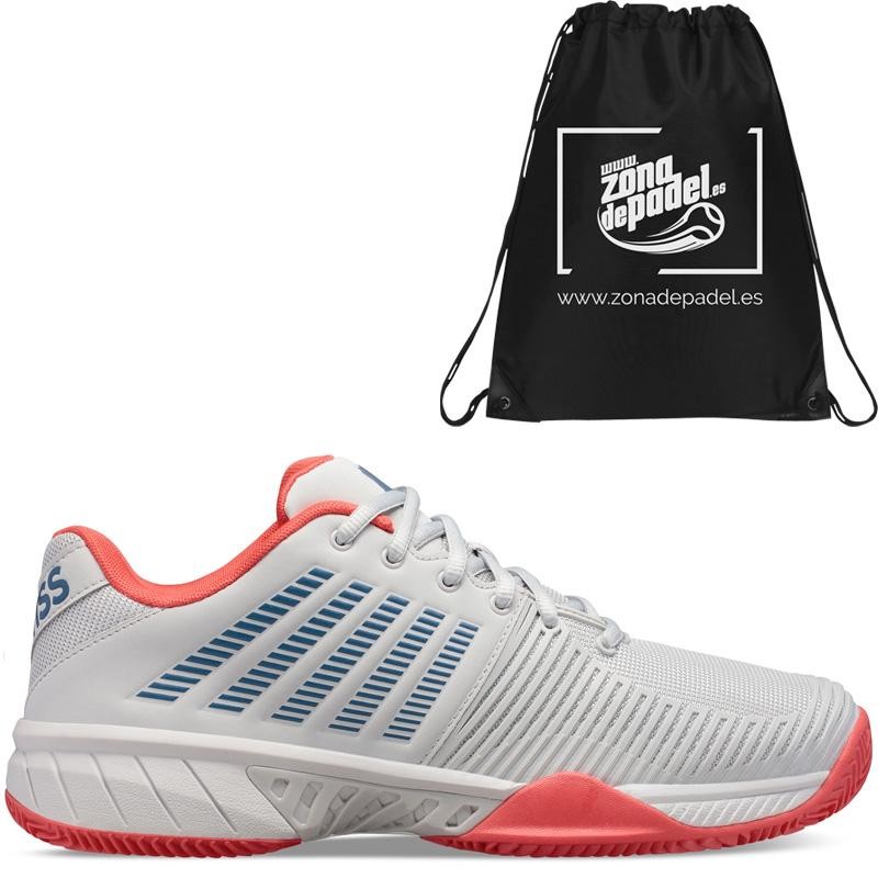 Zapatillas Kswiss Express Light 2 HB Grises Rojas 2020 Zapatillas Kswiss Express Light 2 HB Grises Rojas 2020