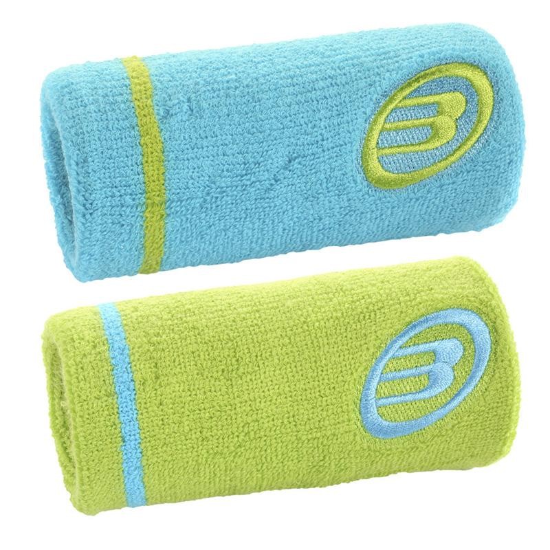 Muñequeras Bullpadel BPMU-204 Turquesa Lima Muñequeras Bullpadel BPMU-204 Turquesa Lima