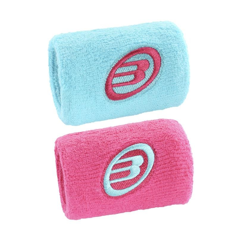 Muñequeras Bullpadel BPMU-205 Turquesa Fucsia Muñequeras Bullpadel BPMU-205 Turquesa Fucsia