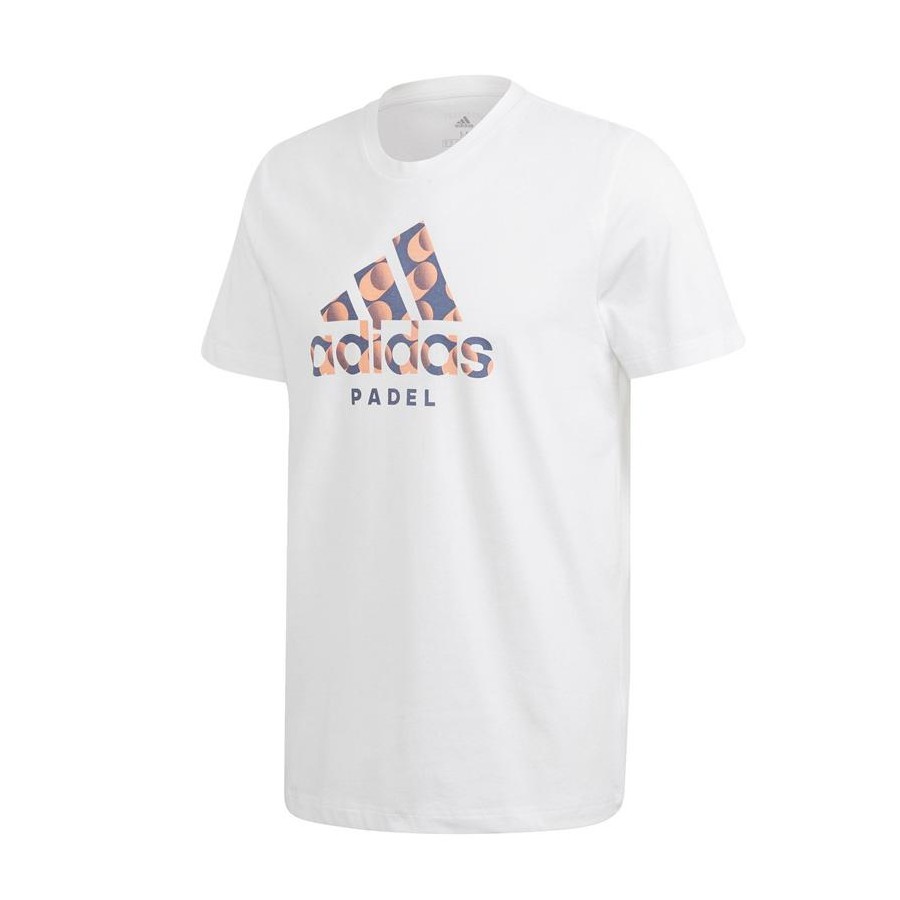 Camiseta Adidas Padel Logo Blanco 2020