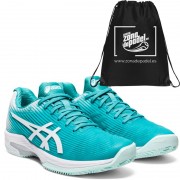 Asics Gel Solution Speed FF Clay Techno Cyan White 2020