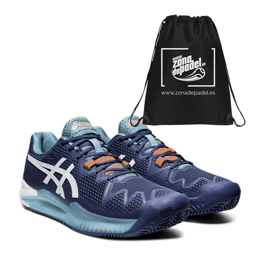 Asics Gel Resolution 8 Clay Mako Blue White 2020