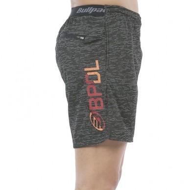 Pantalón Bullpadel Relir Negro Bicolor