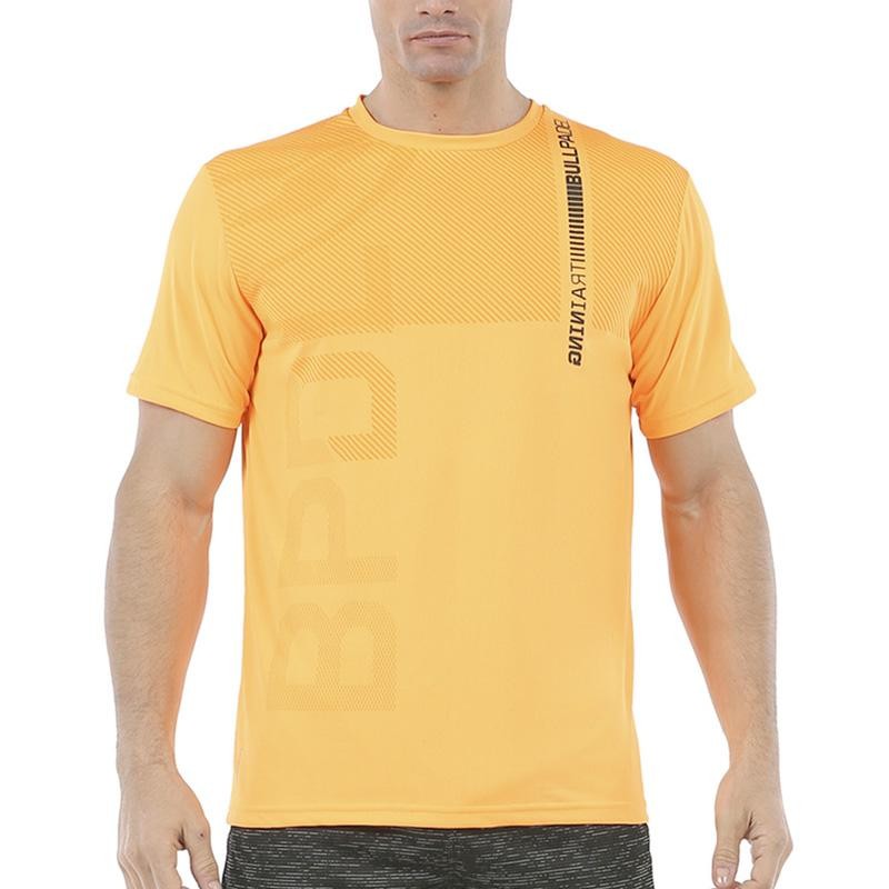 Camiseta Bullpadel Ritan Mandarina Fluor