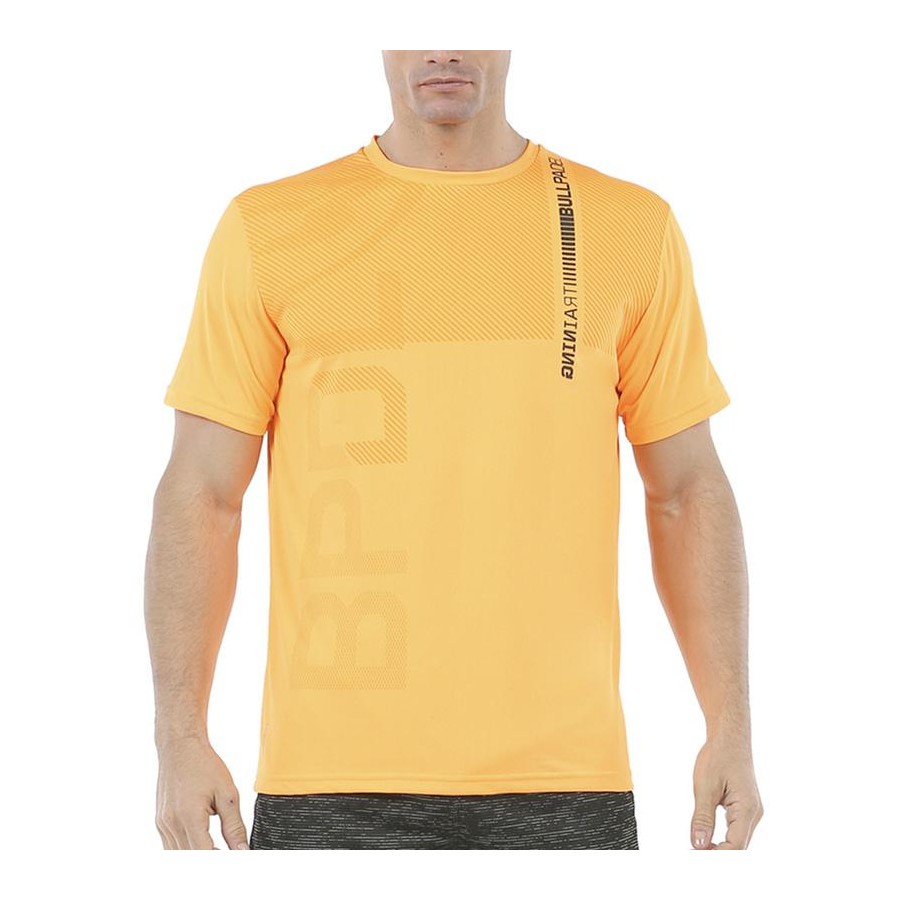 Camiseta Bullpadel Ritan Mandarina Fluor