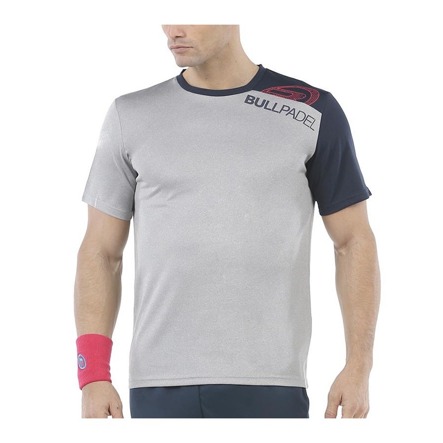 Camiseta Bullpadel Unut Gris Vigore