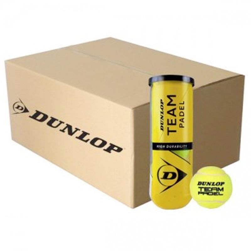 Cajón Pelotas Dunlop Team Padel 24 x 3 Unidades Cajón Pelotas Dunlop Team Padel 24 x 3 Unidades