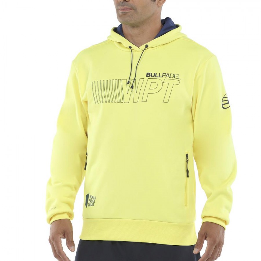 Sudadera Bullpadel Viota Amarillo fluor