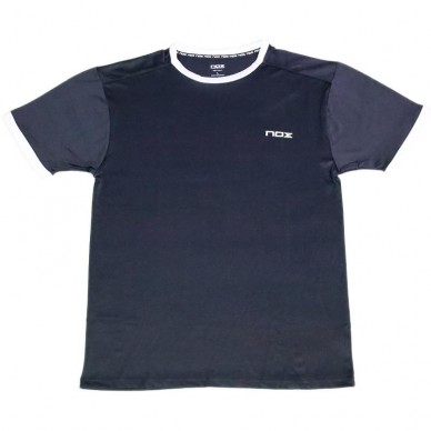 Camiseta Nox Team Plomo Logo Blanco