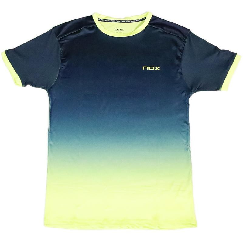 Camiseta Nox Pro Azul Lima Degradado Camiseta Nox Pro Azul Lima Degradado