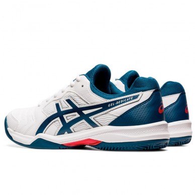 Asics Gel Dedicate 6 White Mako Blue 2021