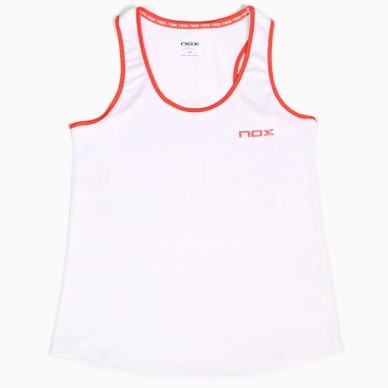 Camiseta tirantes Nox Team Blanca mujer