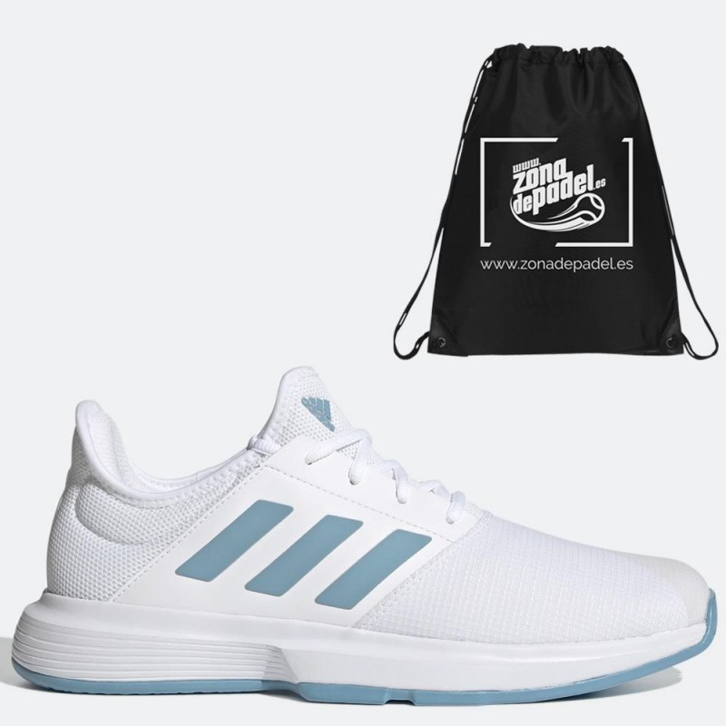 Zapatillas Adidas GameCourt M White Hazy Blue 2021