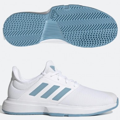 Zapatillas Adidas GameCourt M White Hazy Blue 2021